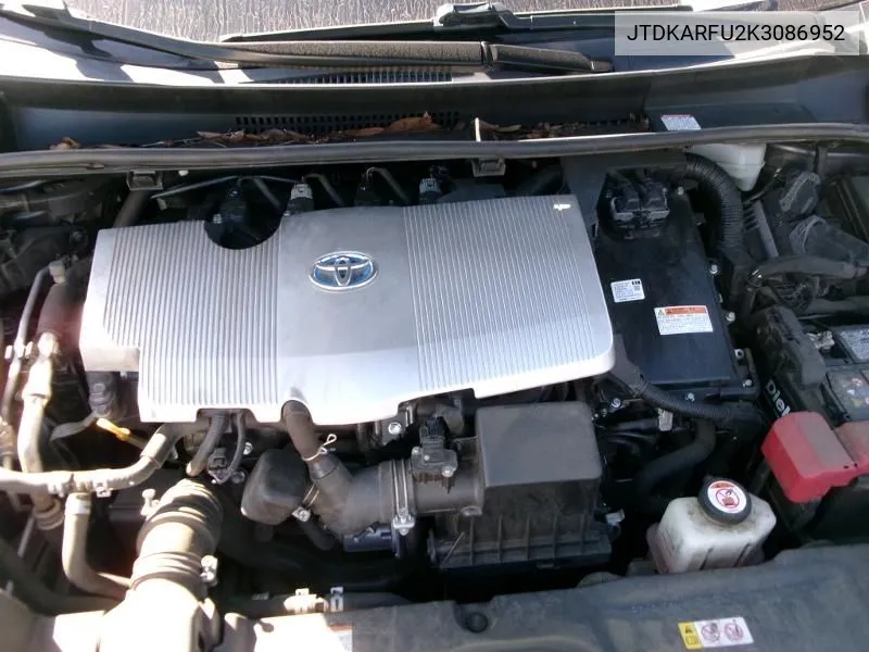 JTDKARFU2K3086952 2019 Toyota Prius Le