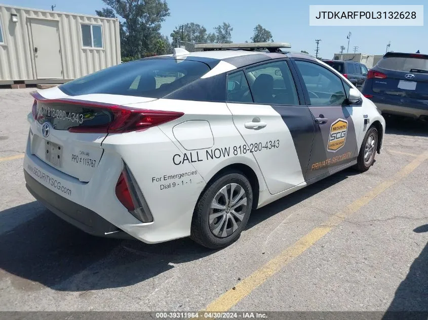 JTDKARFP0L3132628 2020 Toyota Prius Prime Xle