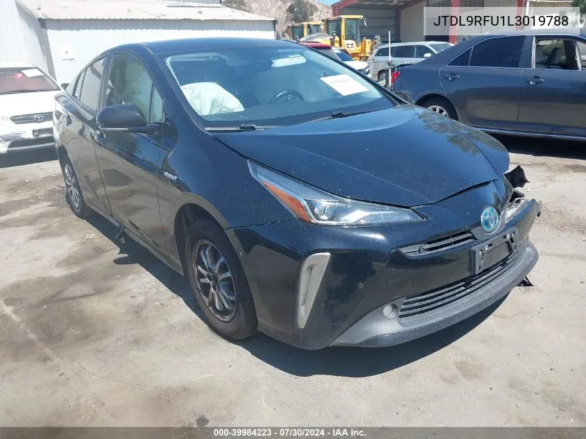 2020 Toyota Prius Le Awd-E VIN: JTDL9RFU1L3019788 Lot: 39984223