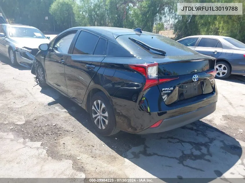 2020 Toyota Prius Le Awd-E VIN: JTDL9RFU1L3019788 Lot: 39984223