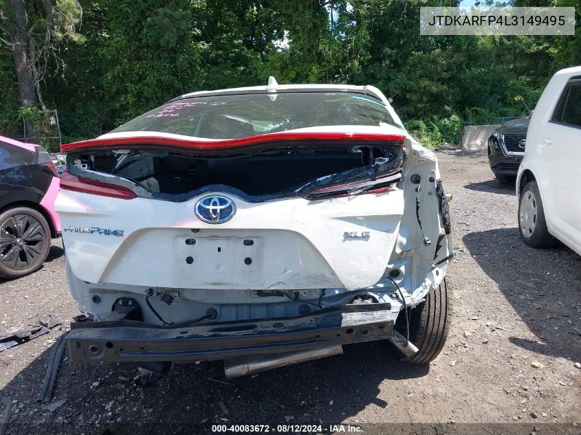 JTDKARFP4L3149495 2020 Toyota Prius Prime Xle