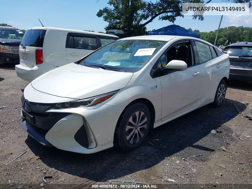 JTDKARFP4L3149495 2020 Toyota Prius Prime Xle