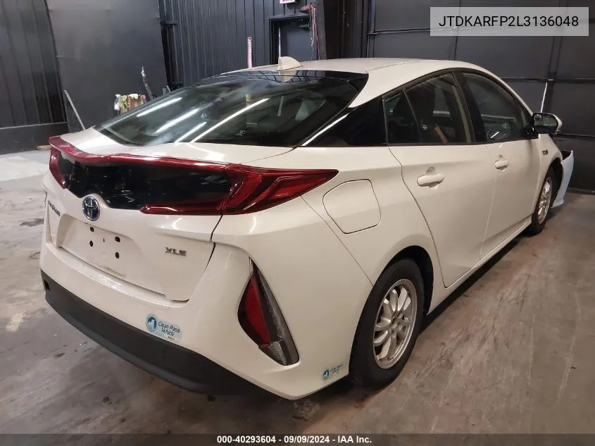 JTDKARFP2L3136048 2020 Toyota Prius Prime Xle