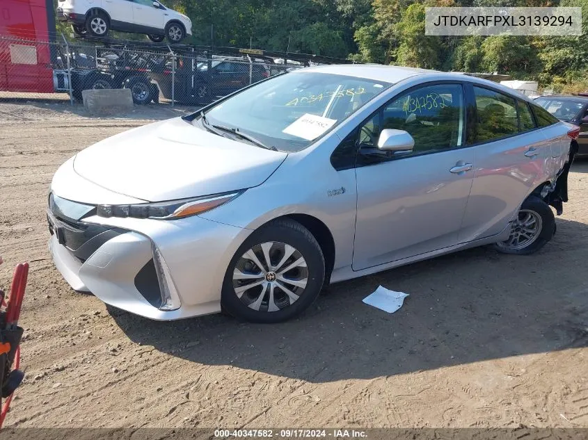 2020 Toyota Prius Prime Le/Xle/Limited VIN: JTDKARFPXL3139294 Lot: 40347582