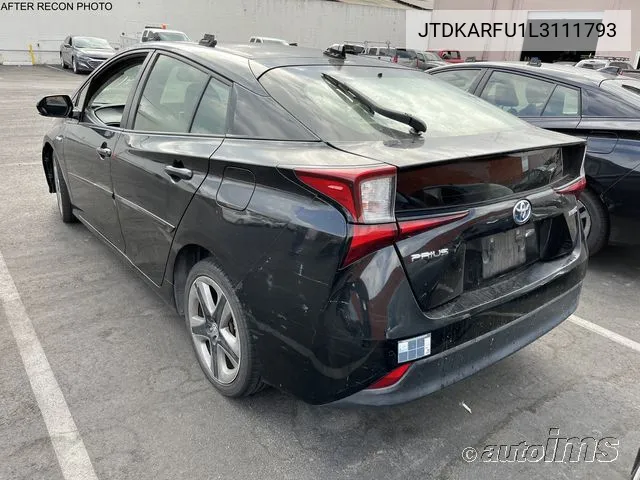 2020 Toyota Prius L/Le/Xle/Limited VIN: JTDKARFU1L3111793 Lot: 40379304