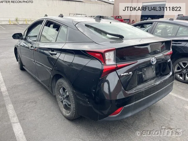 2020 Toyota Prius L/Le/Xle/Limited VIN: JTDKARFU4L3111822 Lot: 40379339