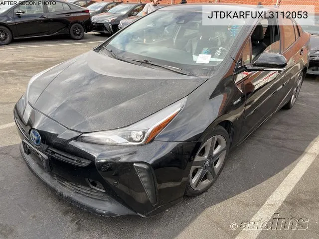 2020 Toyota Prius Xle VIN: JTDKARFUXL3112053 Lot: 40443225