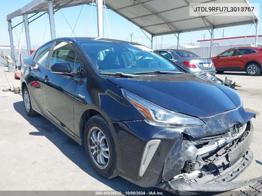 2020 Toyota Prius Le VIN: JTDL9RFU7L3013767 Lot: 40538520