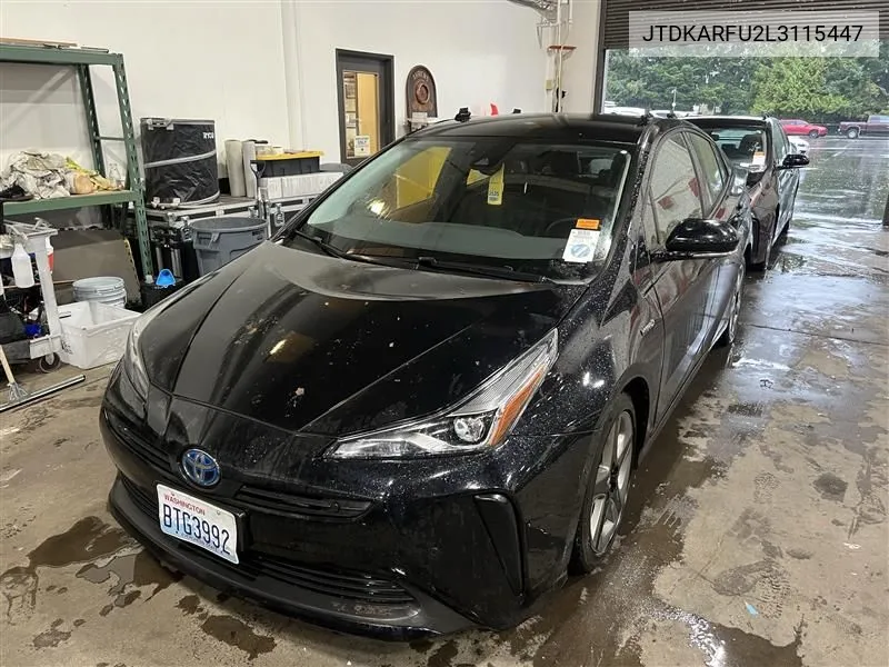 2020 Toyota Prius Xle VIN: JTDKARFU2L3115447 Lot: 40613761