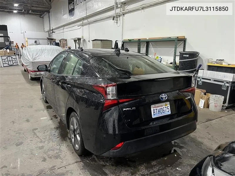 2020 Toyota Prius Xle VIN: JTDKARFU7L3115850 Lot: 40613762