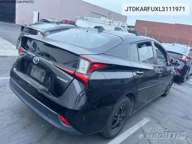 2020 Toyota Prius Xle VIN: JTDKARFUXL3111971 Lot: 40613800