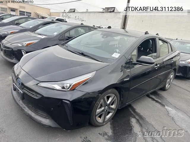 JTDKARFU4L3112386 2020 Toyota Prius L/Le/Xle/Limited