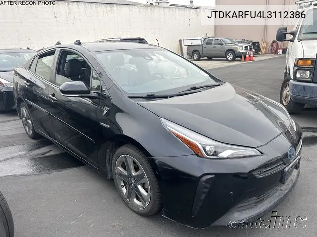 JTDKARFU4L3112386 2020 Toyota Prius L/Le/Xle/Limited