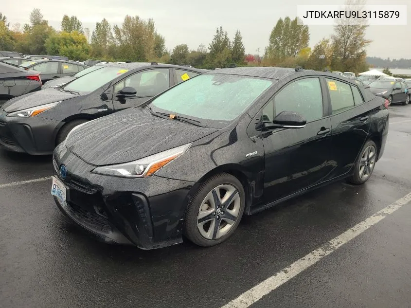 2020 Toyota Prius L/Le/Xle/Limited VIN: JTDKARFU9L3115879 Lot: 40627102