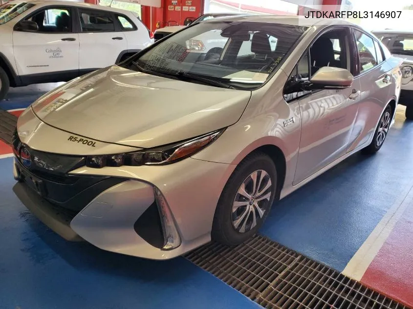 2020 Toyota Prius Prime Le VIN: JTDKARFP8L3146907 Lot: 40678496