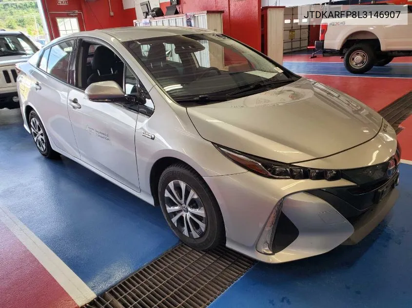 2020 Toyota Prius Prime Le VIN: JTDKARFP8L3146907 Lot: 40678496