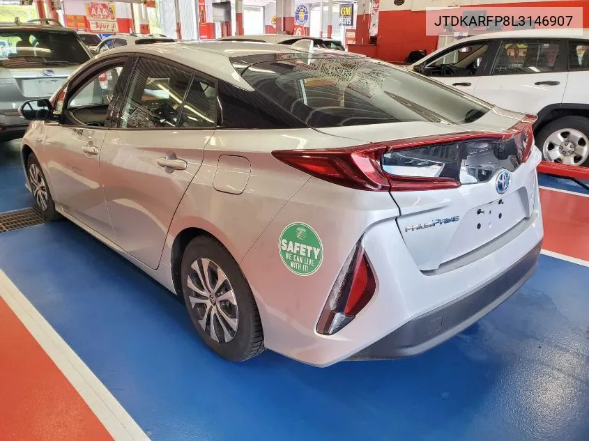 2020 Toyota Prius Prime Le VIN: JTDKARFP8L3146907 Lot: 40678496