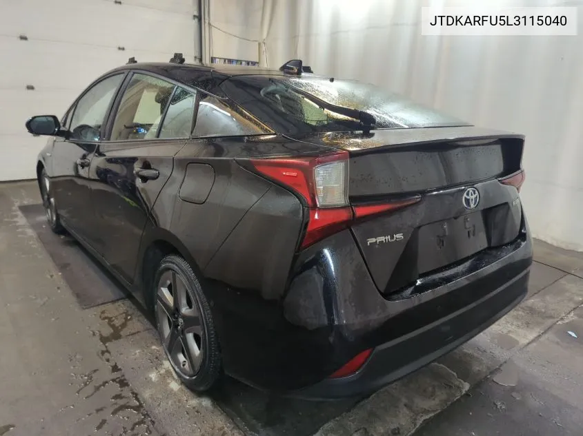 2020 Toyota Prius L/Le/Xle/Limited VIN: JTDKARFU5L3115040 Lot: 40782478