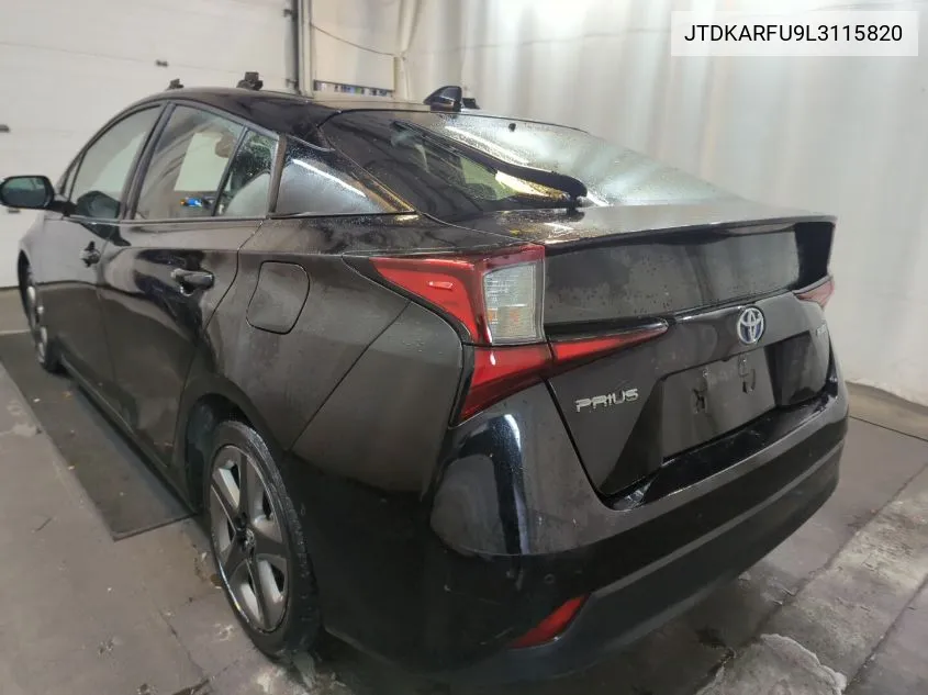 2020 Toyota Prius L/Le/Xle/Limited VIN: JTDKARFU9L3115820 Lot: 40782480