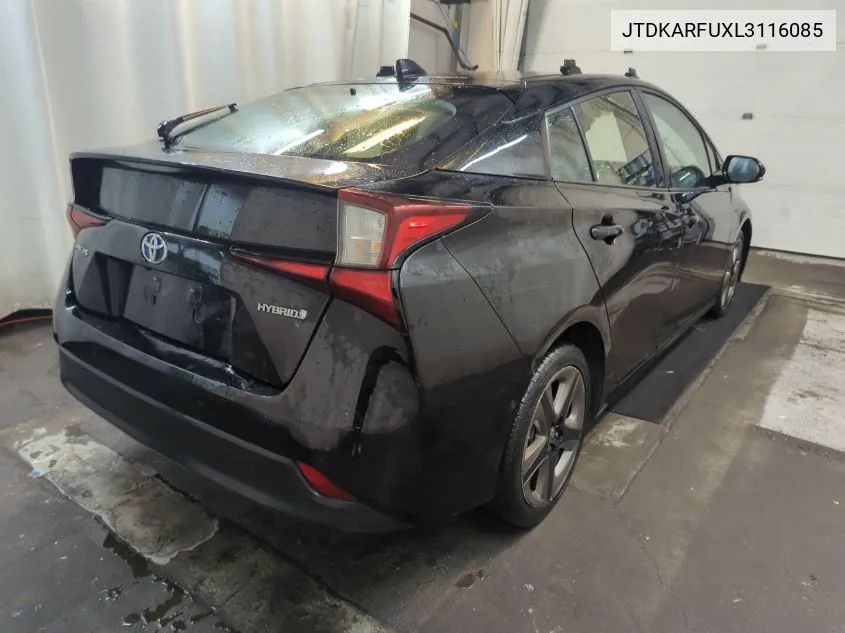 2020 Toyota Prius L/Le/Xle/Limited VIN: JTDKARFUXL3116085 Lot: 40782597