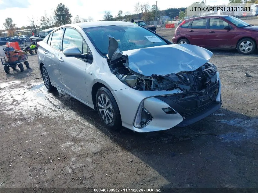 2020 Toyota Prius Prime Xle VIN: JTDKARFP9L3131381 Lot: 40790532