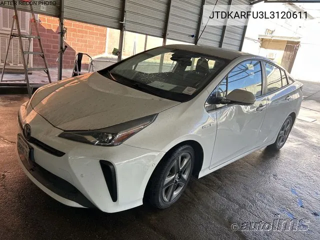 2020 Toyota Prius L/Le/Xle/Limited VIN: JTDKARFU3L3120611 Lot: 40868970