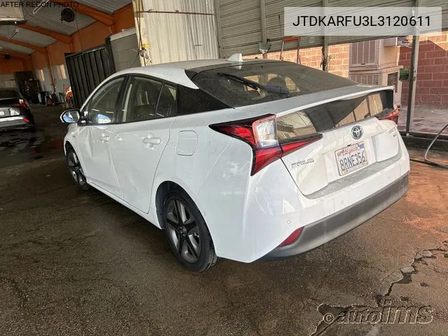 2020 Toyota Prius L/Le/Xle/Limited VIN: JTDKARFU3L3120611 Lot: 40868970