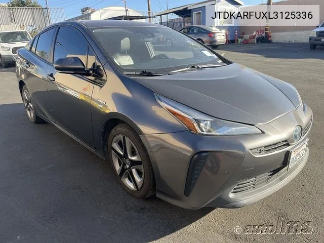 2020 Toyota Prius L/Le/Xle/Limited VIN: JTDKARFUXL3125336 Lot: 40868978