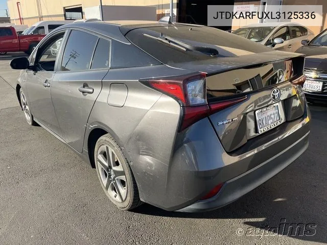 2020 Toyota Prius L/Le/Xle/Limited VIN: JTDKARFUXL3125336 Lot: 40868978