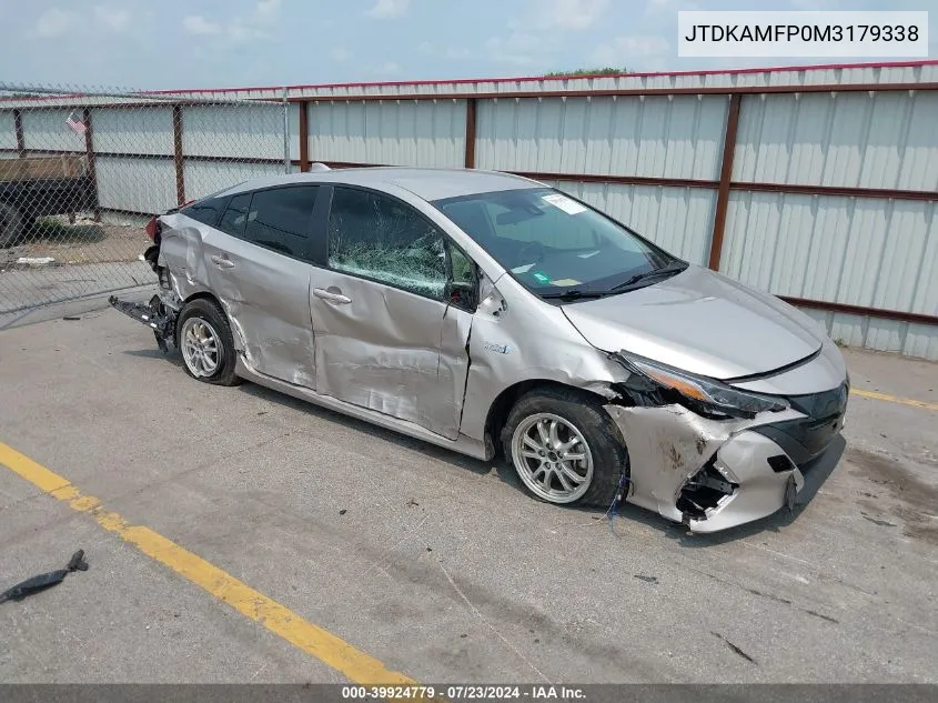 JTDKAMFP0M3179338 2021 Toyota Prius Prime Le