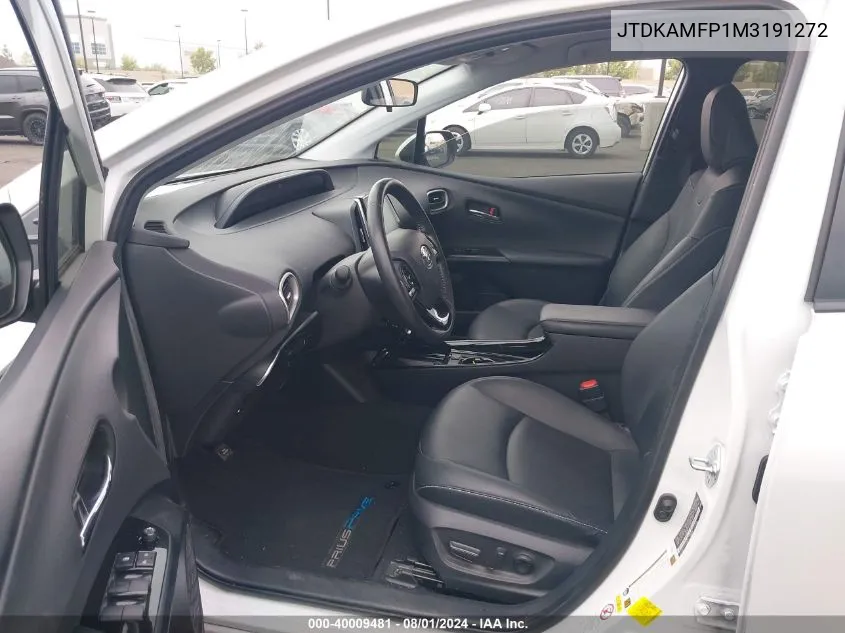 JTDKAMFP1M3191272 2021 Toyota Prius Prime Xle