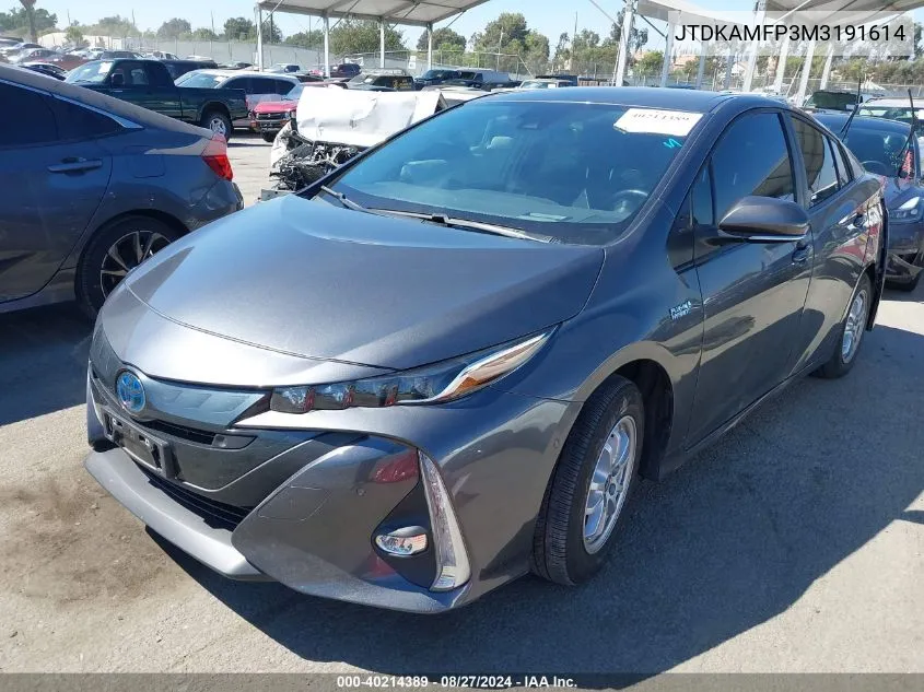 JTDKAMFP3M3191614 2021 Toyota Prius Prime Limited