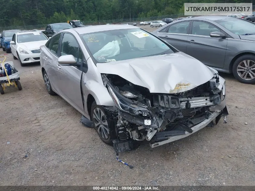 JTDKAMFP5M3175317 2021 Toyota Prius Prime Xle