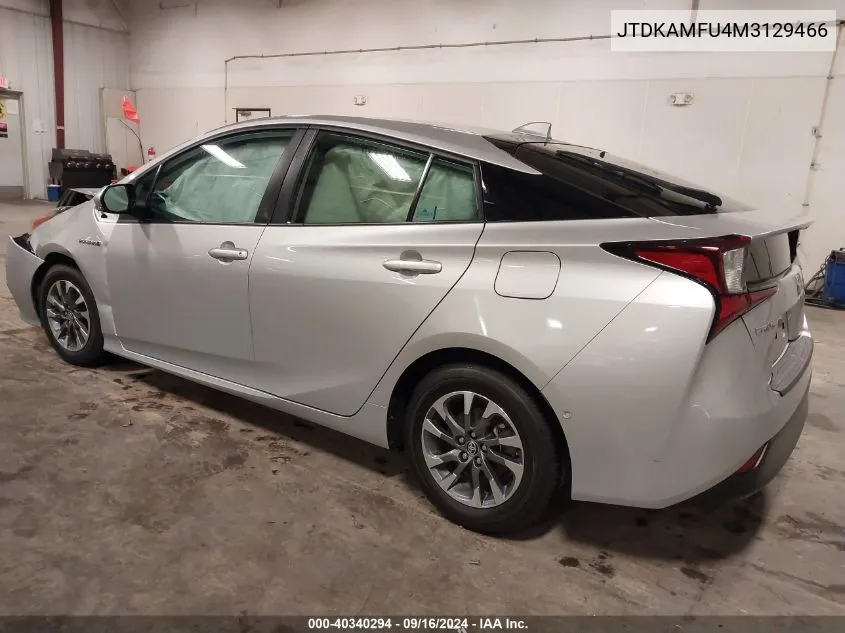 JTDKAMFU4M3129466 2021 Toyota Prius Limited