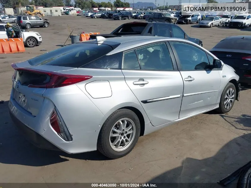 JTDKAMFP8M3189096 2021 Toyota Prius Prime Limited