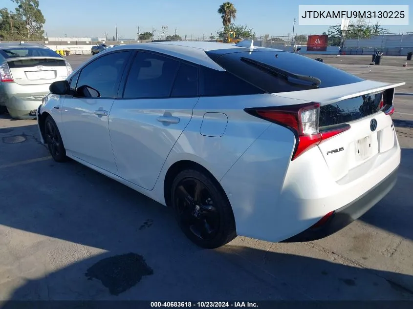 2021 Toyota Prius 2020 Edition VIN: JTDKAMFU9M3130225 Lot: 40683618