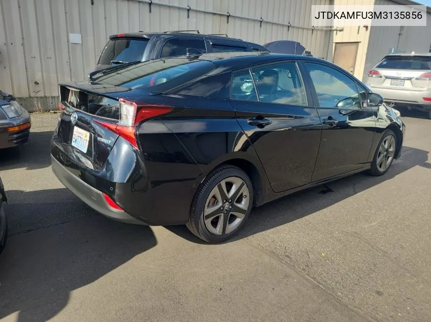 2021 Toyota Prius Special Edition/L/Le/Xle/Limited VIN: JTDKAMFU3M3135856 Lot: 40710048