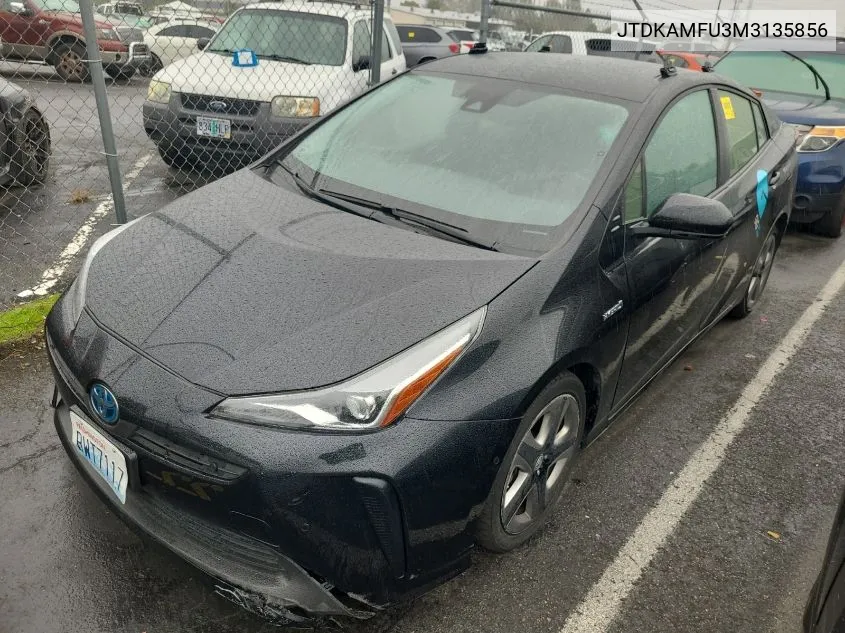 2021 Toyota Prius Special Edition/L/Le/Xle/Limited VIN: JTDKAMFU3M3135856 Lot: 40710048