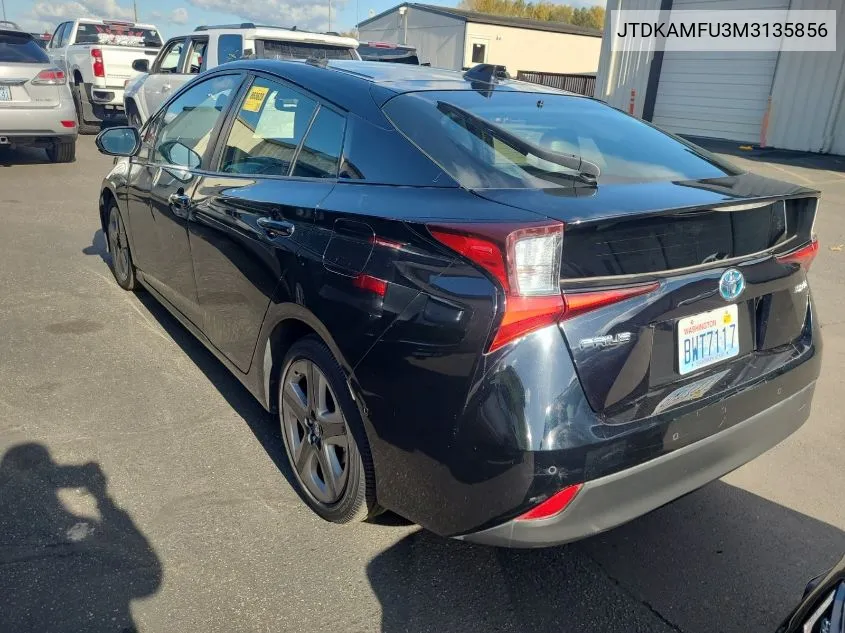 2021 Toyota Prius Special Edition/L/Le/Xle/Limited VIN: JTDKAMFU3M3135856 Lot: 40710048