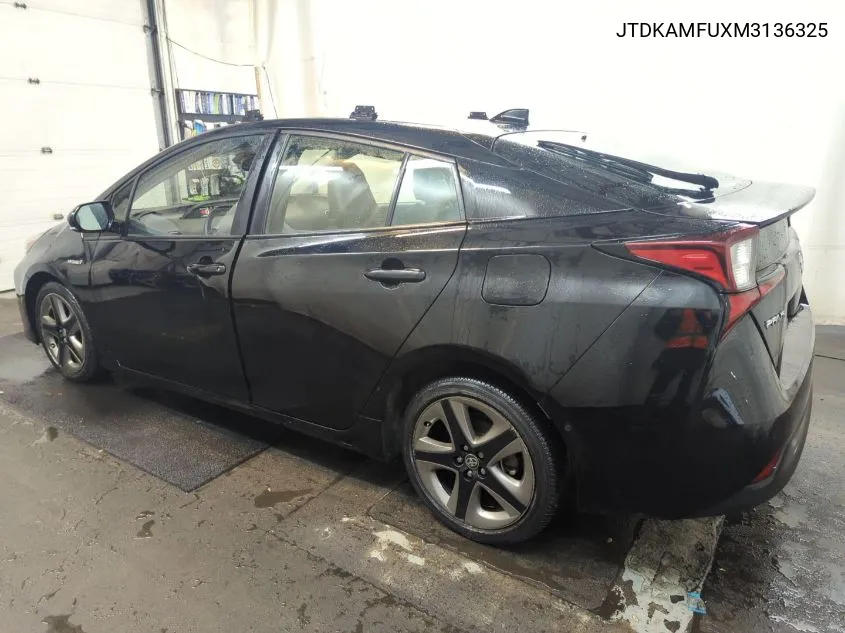 2021 Toyota Prius Special Edition/L/Le/Xle/Limited VIN: JTDKAMFUXM3136325 Lot: 40782460