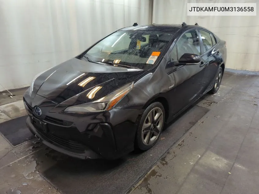 2021 Toyota Prius Special Edition/L/Le/Xle/Limited VIN: JTDKAMFU0M3136558 Lot: 40782594