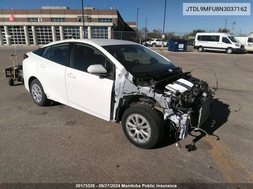 2022 Toyota Prius Awd-E VIN: JTDL9MFU8N3037162 Lot: 20175528