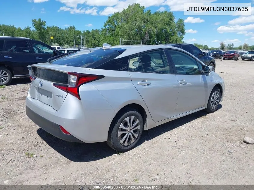 JTDL9MFU3N3037635 2022 Toyota Prius Le Awd-E