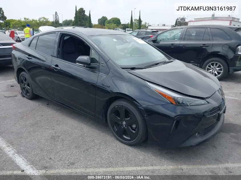 JTDKAMFU3N3161987 2022 Toyota Prius Nightshade Edition