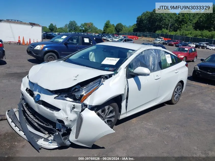 JTDL9MFU9N3033329 2022 Toyota Prius Xle Awd-E