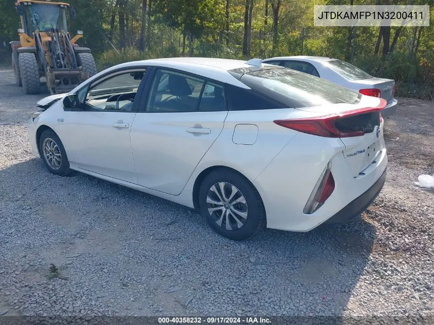 JTDKAMFP1N3200411 2022 Toyota Prius Prime Le