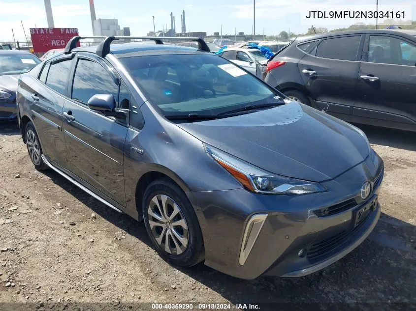 2022 Toyota Prius Le Awd-E VIN: JTDL9MFU2N3034161 Lot: 40359290