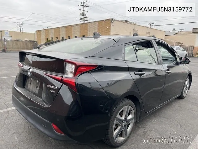 2022 Toyota Prius Night Shade/L/Le/Xle/Limited VIN: JTDKAMFU5N3159772 Lot: 40379297