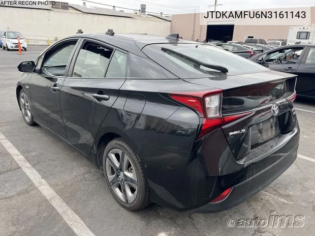 2022 Toyota Prius Night Shade/L/Le/Xle/Limited VIN: JTDKAMFU6N3161143 Lot: 40379306