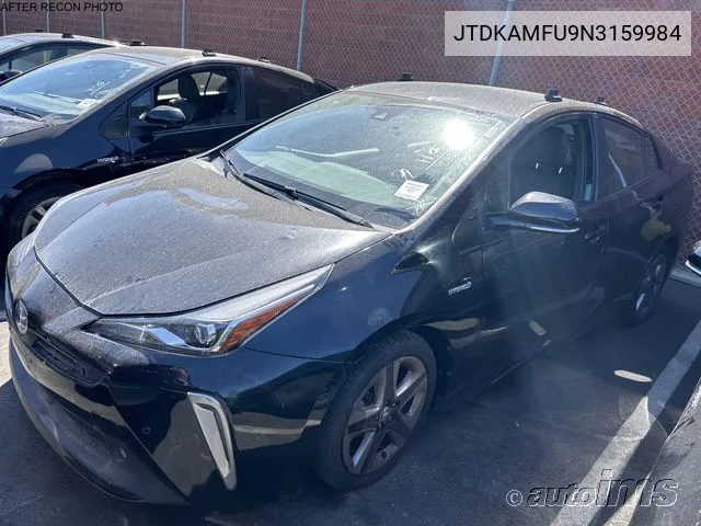 2022 Toyota Prius Night Shade/L/Le/Xle/Limited VIN: JTDKAMFU9N3159984 Lot: 40379332